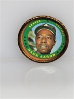 1971 Topps Hank Aaron Coin #137