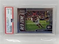 2019 Absolute Red Zone Mahomes 7 PSA 10 POP 11
