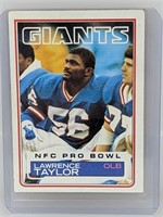 1983 Topps Lawrence Taylor #133 *crease