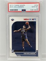 2019 Panini Hoops Zion Williamson RC 258 PSA 10