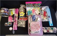 Large Lot Of Various Crafting Goodies