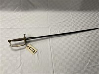 APPEARS TO BE CIVIL WAR ERA DRESS SWORD WITH BRASS