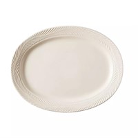 Cream Oval Bee & Willow™ Vine Ceramic Platter