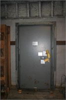 Mosler Heavy vault door with steel day gate.