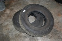 two Kumho road venture tires. 235/85r16