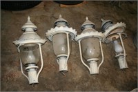 Four post lamps. Approximately 28" tall x 16"