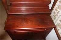 ANTIQUE BUFFET CABINET WITH DRAWER