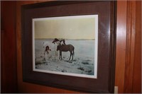 FRAMED ART - 72/500 JON ROBINSON "HORSES"