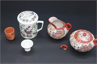 LOT OF ASIAN PORCELAIN  (AS IS)