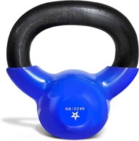 Yes4All Vinyl Coated Kettlebell Weight 5lb