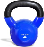 Yes4All Vinyl Coated Kettlebell Weight 20lb