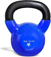 Yes4All Vinyl Coated Kettlebell Weight 30lb