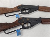 2 Daisy BB guns: model 94 and model 111.  Look at