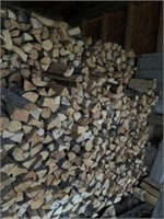 Shedded Pile of Split Birch & Spruce