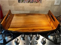 Beautiful vintage wood tray