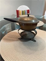 Tangus copper pot fondue pot