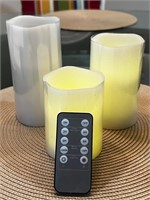 Remote battery operated candles