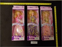 Lot of 3 Beautiful Selena Dolls New in Box
