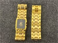 Gold Tone Men’s Watch and Matching Bracelet