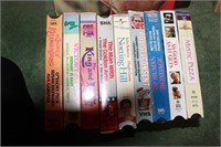 LOT OF VHS TAPES (9)