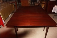 VINTAGE WOOD GATE LET DINING TABLE (AS IS)