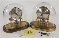 Kundo Oval Dome Glass Clocks