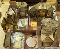 Large Lot of Brass Carriage & 400 Day Clocks