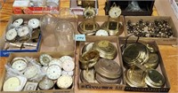 Large Lot of Anniversary Clock Parts