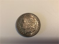 1885 P Morgan Silver Dollar.XF