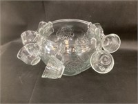 Punch Bowl with 8 Cups