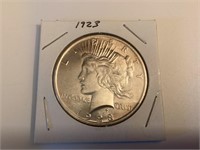 1923 P Peace Silver Dollar,XF
