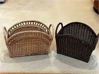 Magazine book baskets