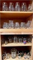 Miscellaneous glassware lot
