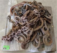 Pallet of Chain Hoists w/ Lifting Hooks