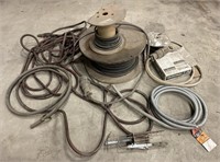 Assorted Spools of Cable, Hosing, Small Animal