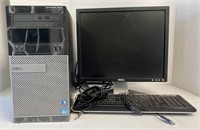 Dell LCD Computer Monitor and Optiplex 3010