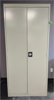 Metal 4-Shelf Storage Cabinet 78"x37"x24"