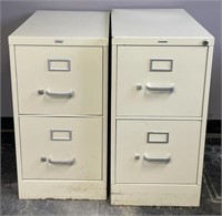 Staples And Hon 2 Drawer Filling Cabinets
