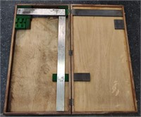 Steel Precision Square w/ Mitutoyo Wooden Case