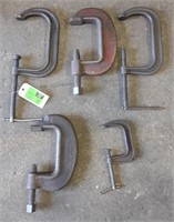 Industrial Steel C-Clamps (Longest 12")
Bidding