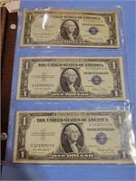 99 1935 E $1 Silver Certificate Sequential
