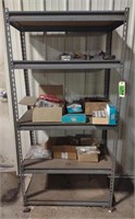 Metal 5-Shelf Storage Rack w/ Everloy Nozzles,