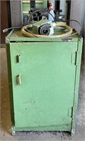 Metal Cabinet w/ Uttle Gant Pump Model 4E-34NR,