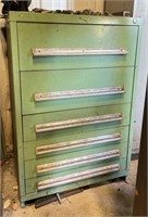 6 Drawer Tool Chest w/ Contents Including Treaded