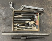 Lot w/ Metal And Steel Tools Including Spanner