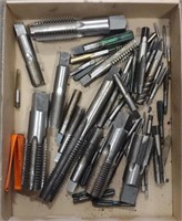 Lot of Assorted Thread Cutting Taps (Longest 12")