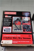 NEW Craftsman 2 Gal. Wet/Dry VAC