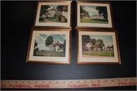 4 SMALL FRAMED PICTURES LOT