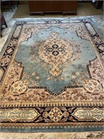 LARGE ASIAN RUG 9'X12' - NEEDS CLEANING