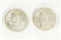 Coin Two 1887-P Morgan Silver Dollars, AU
